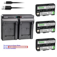 Kastar Battery Dual Charger for Sony NP-FS11 FS10 AC-VQ11  Sony DCR-PC3 Camera