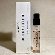 Byredo Bibliotheque Eau de Parfum EDP Sample Spray .06oz, 2ml New in Box