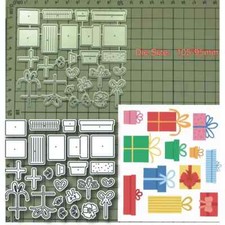 Gift Box Presents Collection Metal Cutting Dies Scrapbooking Card Making Craft