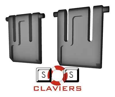 Pieds Inclinaisons De Rechange Pour Clavier Logitech K375s - Set De Pieds Inclinables, Blanc, Neuf