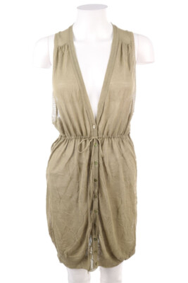 manoukian Strickkleid Kleid M schilfgrün