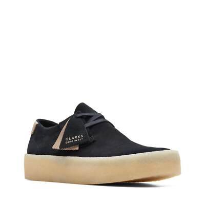 チョタ様！Clarks Originals Ashcott Cup Black 26172526] MENS CLARKS ASHCOTT CUP - BLACK SUEDE | eBay