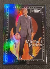 MICHAEL JORDAN BLAST FURNACE  2021 SKYBOX METAL UNIVERSE CHAMPIONS 