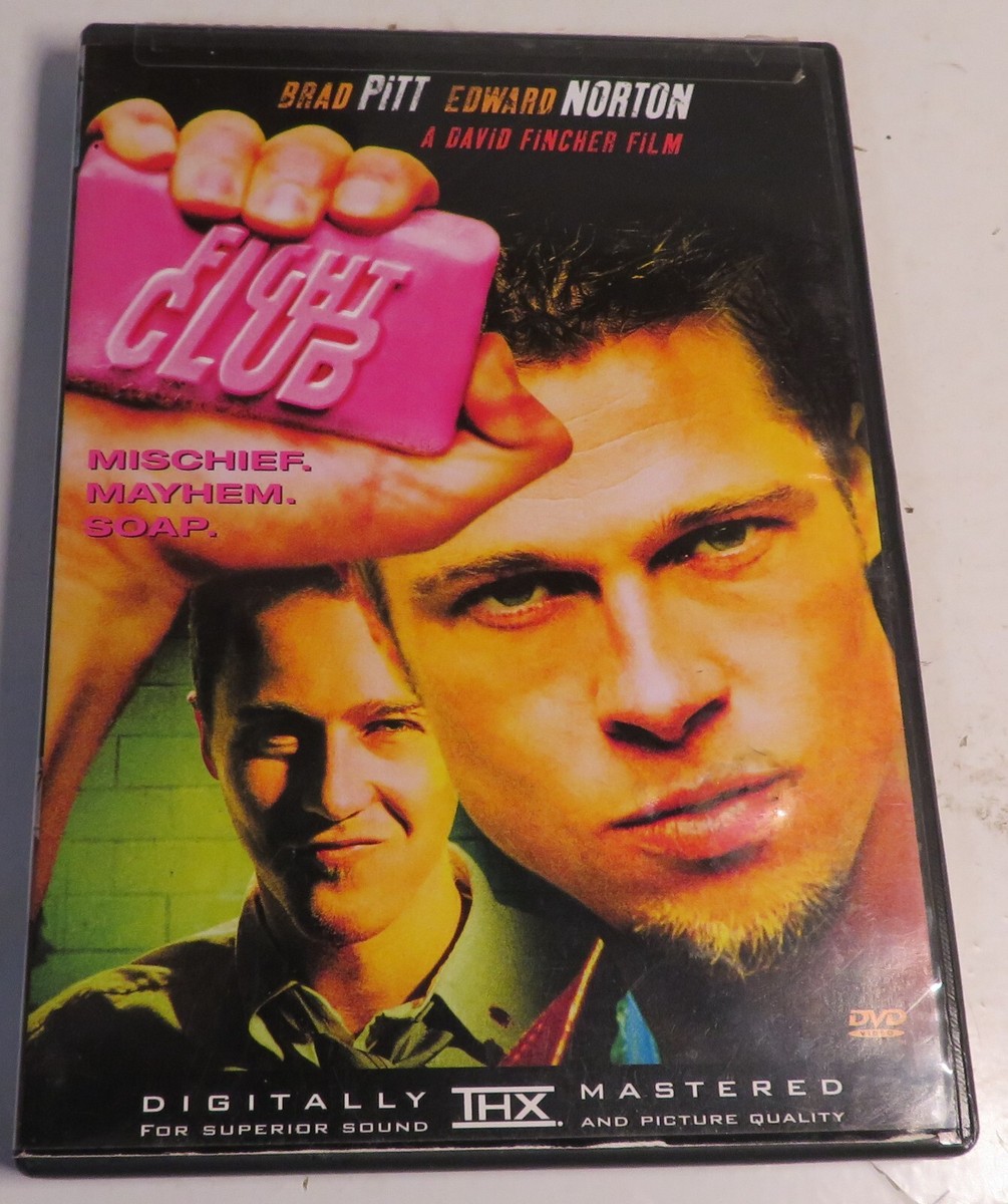 Fight Club DVD 1999 Widescreen Brad Pitt & Edward Norton Case