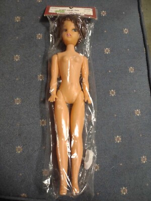 Fibre Craft Flat Heel Doll 11'' #3012 w/Shoes Brunette