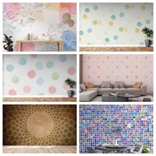 3D Geometric Colorful Self-adhesive Wallpaper Removable Wallpaper Wall Mural