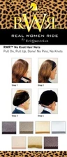 Real Women Ride No-Knot Hair Nets - Light Brown