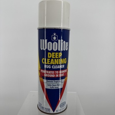 Vintage 1980 s WOOLITE Carpet Rug Cleaner Spray Can Retro 80's NOS