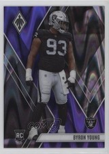 2023 Panini Phoenix Rookies Purple Seismic 26/125 Byron Young #175 gp1