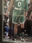 Boston Celtics Tatum and Brown autographed framed photo with game used net — photo 4