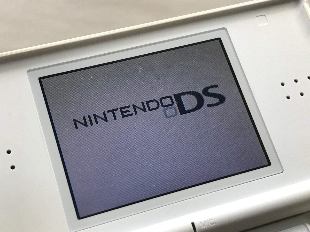 Nintendo DS Lite Crystal White Console Nintendo Japan - With