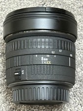 Sigma 8mm f/4 EX Fisheye Lens ? Circular 180deg ? Canon  EF Mount