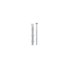 Tecfi 50 Extended Nylon Plugs 10x160mm Six Wing TPS Wood Screw Kre