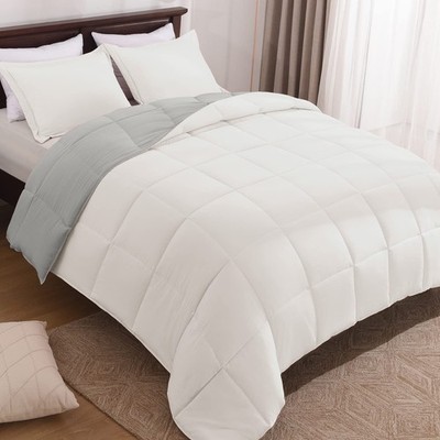 Basic Beyond Queen Comforter Set - Fluffy Comforter Queen Set for All Seasons...