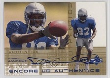 2000 Upper Deck Encore Authentics Darrell Jackson #DJ Auto 2d9