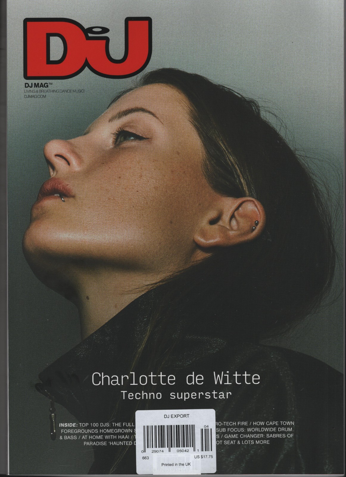DJ Mag Magazine (Charlotte de Witte cover)