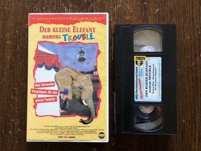 DER KLEINE ELEFANT NAMENS TROUBLE (1996) VPS Video VHS only Looking for trouble