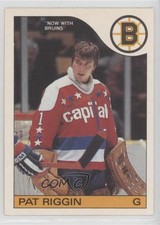 1985-86 O-Pee-Chee Pat Riggin #136 0m8e
