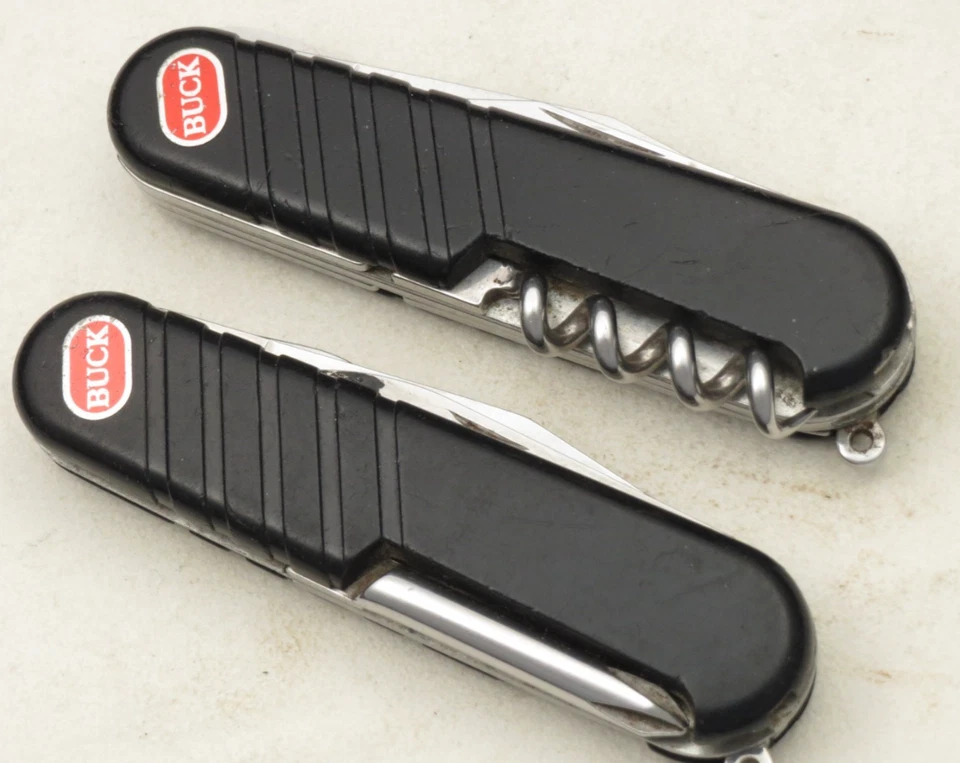 Vintage 1990's SwissBuck Pocket Knives by Wenger - Trekker & Globetrotter - Used - Image 3 of 4