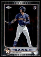 2022 Topps Chrome Update J.J. Matijevic Rookie Houston Astros #USC190