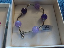 Bracciale Argento Con Ametiste