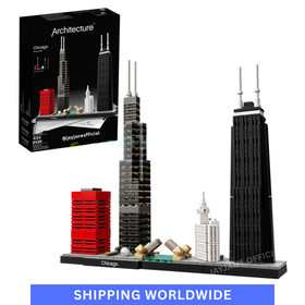 Architecture Building Blocks Bricks City Skyline Model Chicago Las Vegas Venice