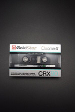 GoldStar Chrome-X CRX 90 Cassette Tape New Sealed