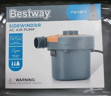 Bestway sidewinder AC air pump 110-120V Inflation And Deflation Camping NEW