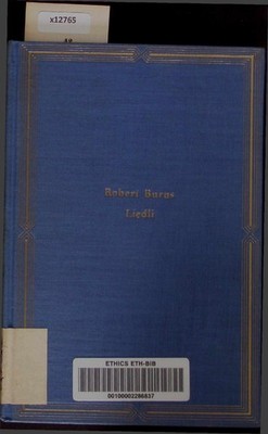 Robert Burns - Liedli. Corrodi, August: