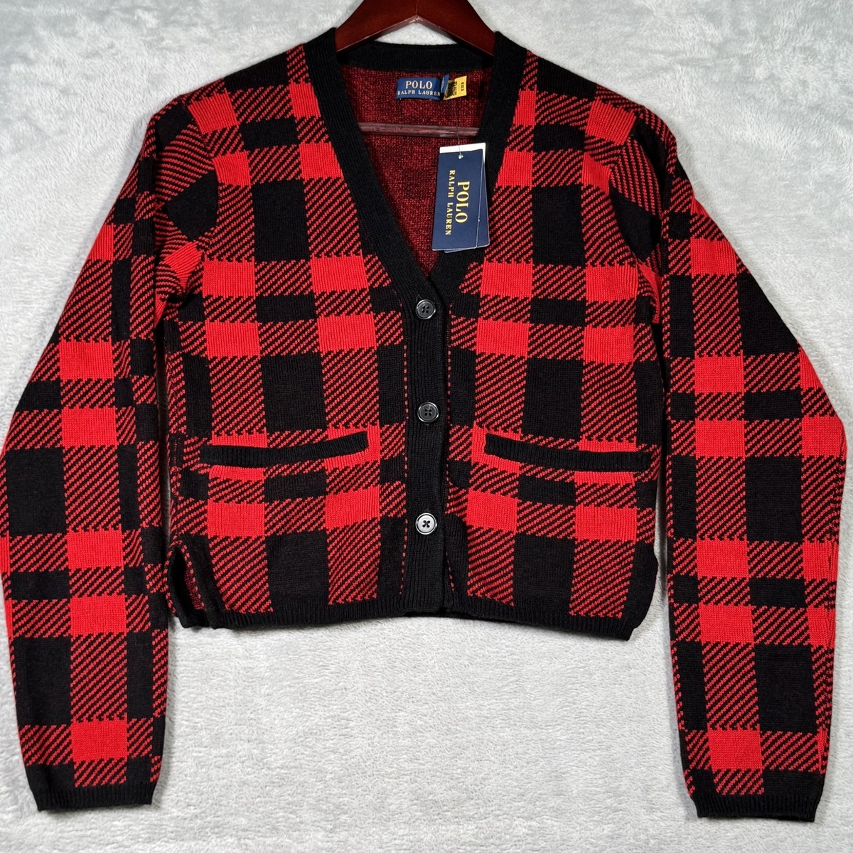 Red Pretty Wild Cozy Buffalo Plaid Jacket Field Grand Flannel, Red
