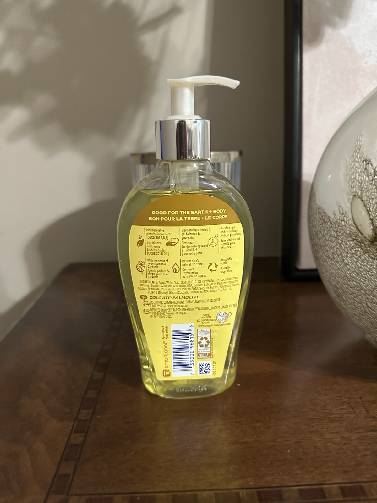 Softsoap Sweet Lemon & Gardenia Hand Soap 13 FL OZ   *Please Read*