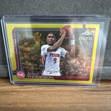 Topps Chrome Ausar Thompson Detroit Pistons #64 numbered /275  NBA 2025
