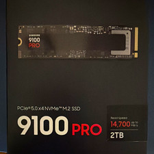 Samsung 9100 PRO 2TB NVMe PCIe 5.0 x4 M.2 Internal SSD 14700MB/s