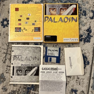 Paladin 1988 Omnitrend Software Commodore Amiga Big Box Complete