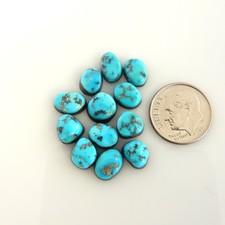 Natural Kingman Arizona Turquoise Blue Cabochons Gemstones k252