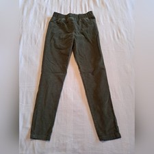 Mini Boden girls size 8 years green corduroy pants, elastic waist, vguc
