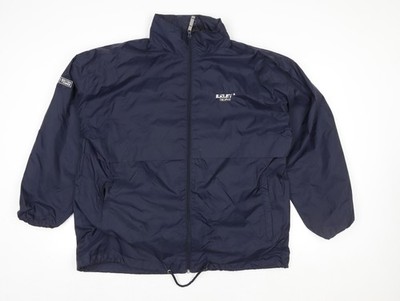 B&C Collection Windbreaker Jacke Unisex Blau L leicht Full Zip