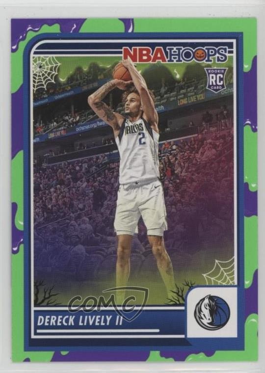 2023-24 Panini Haunted Hoops Slime Dereck Lively #253 Rookie RC 3a3