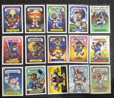 2022 Topps Alex Pardee Garbage Pail Kids GPK X MLB 47 card Base Set With C Set