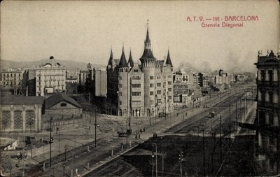 Ak Barcelona Katalonien Spanien, Granvia Diagonal - 4691904