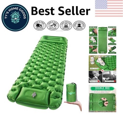 Ultralight Inflatable Sleeping Pad for Camping - Waterproof & Compact Design