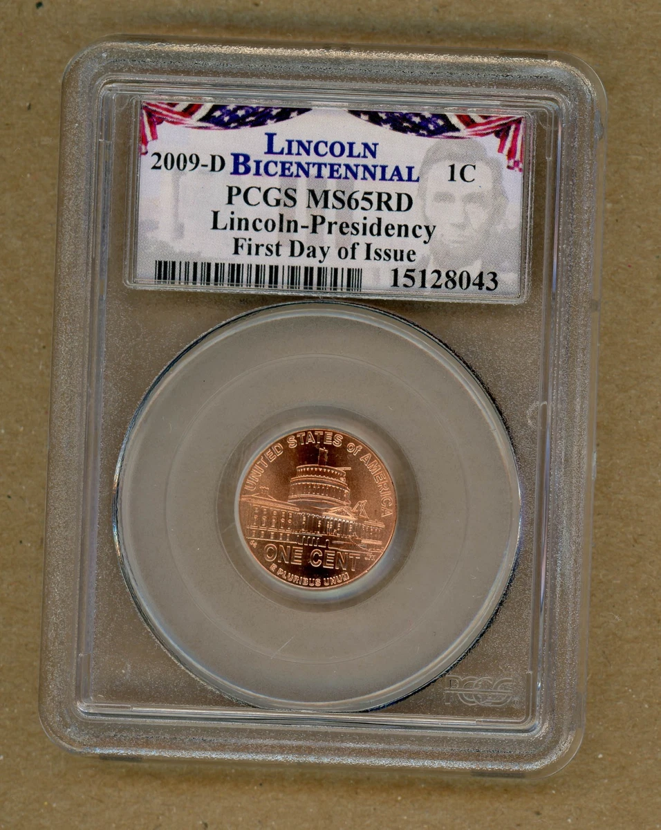 Grade MS 65 Lincoln Bicentennial US Small Cents (2009) for sale | eBay