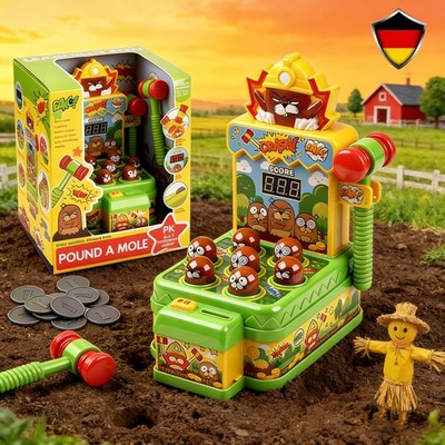 Whack Spiel, Elektronisches Arcade-Spiel mit 2 Hämmern für Kinder 3+ Jahre HOT 