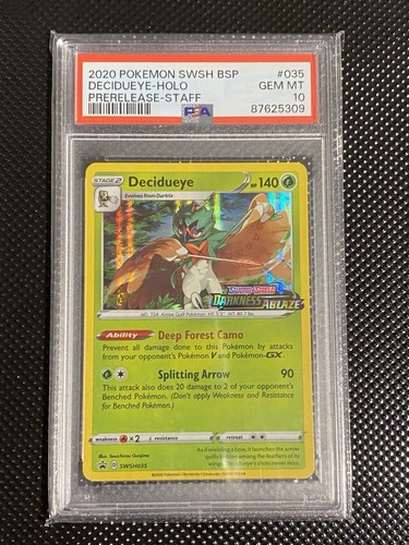 Decidueye graded PSA 10 for sale on eBay