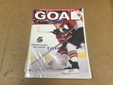 Vintage Goal NHL Magazine - Russ Courtnall - Montreal Canadiens Cover