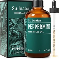 Peppermint Essential Oil - Huge 4 Fl Oz - 100 Pure and Natural - Premium Grade