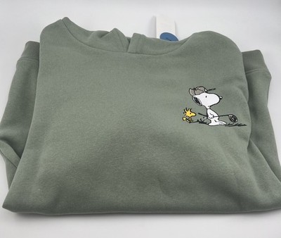 Peanuts Hybrid Apparel Size L kids Hoodie Sweatshirt Graphic Print Snoopy