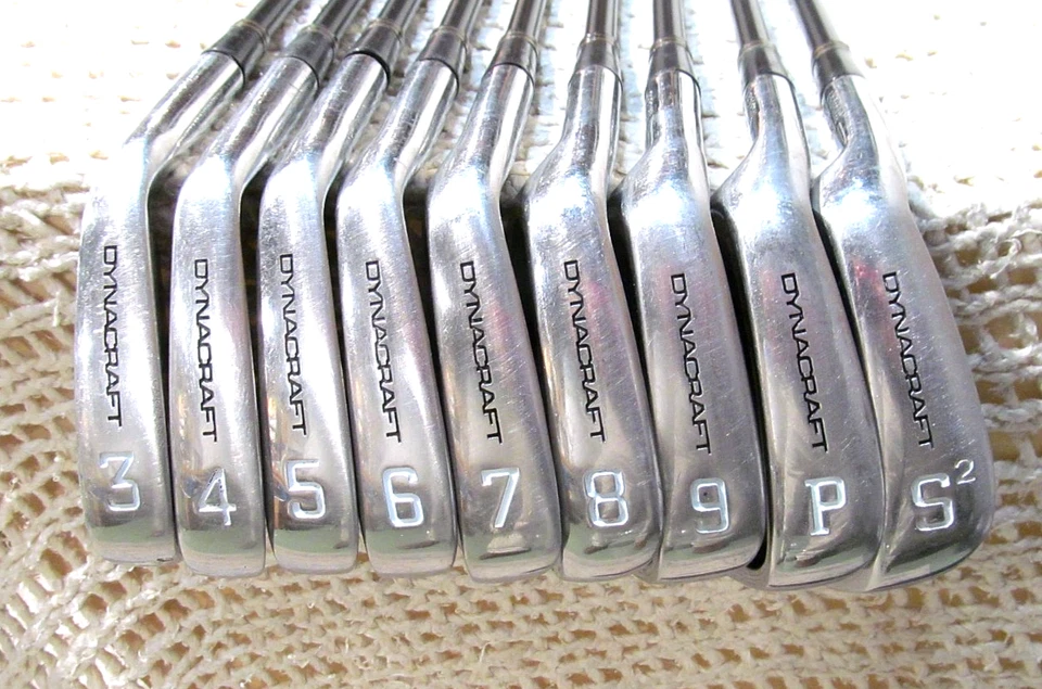 Dynacraft OVERSIZE (3-PW,SW) 9 Pc Iron Set LEFT-HAND ~ Reg Flex Graphite Shafts - Image 3 of 4
