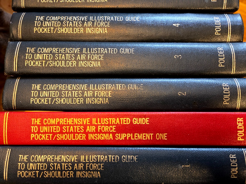 USAF patch the complete 9 Volume set Illustrated Guide to USAF Shoulder Insignia - Picture 20 of 24