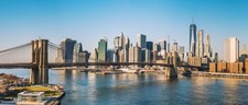 Wandbild: Brooklyn Bridge und Manhattan am Sunny Day, New York City (99998343)